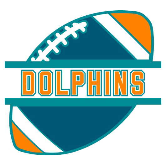 Football Miami Dolphins Logo iron on paper